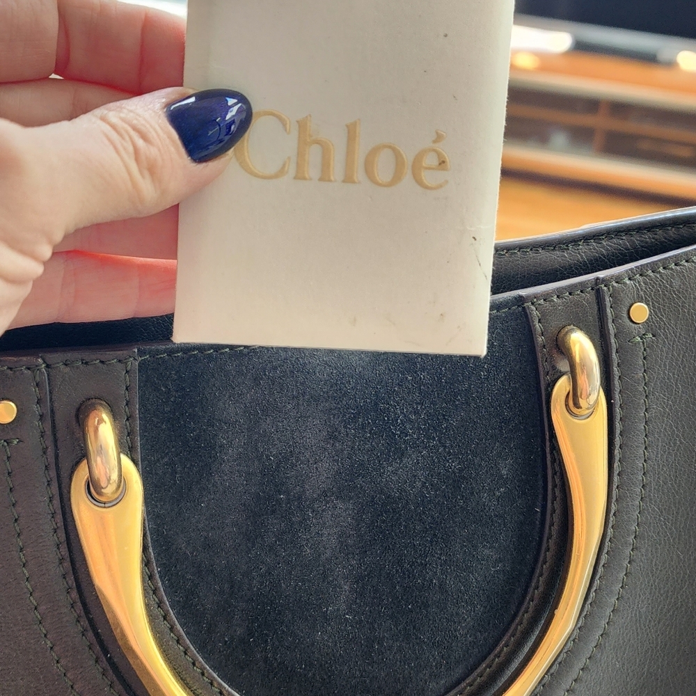 Authentic Chloe Pixie Green Bag - image 7